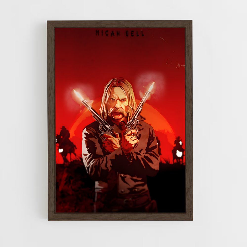 Poster Red Rumble – affiche Red Dead Redemption (vue 5)